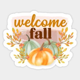 Welcome fall Sticker